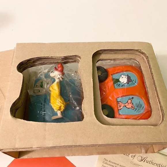 2000 Hallmark Dr Seuss Collection On a Train  Figurine Open Box - Picture 9 of 13